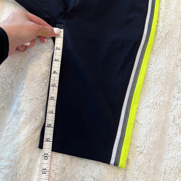 no ka oi black and neons green strip biker shorts - Picture 10 of 13